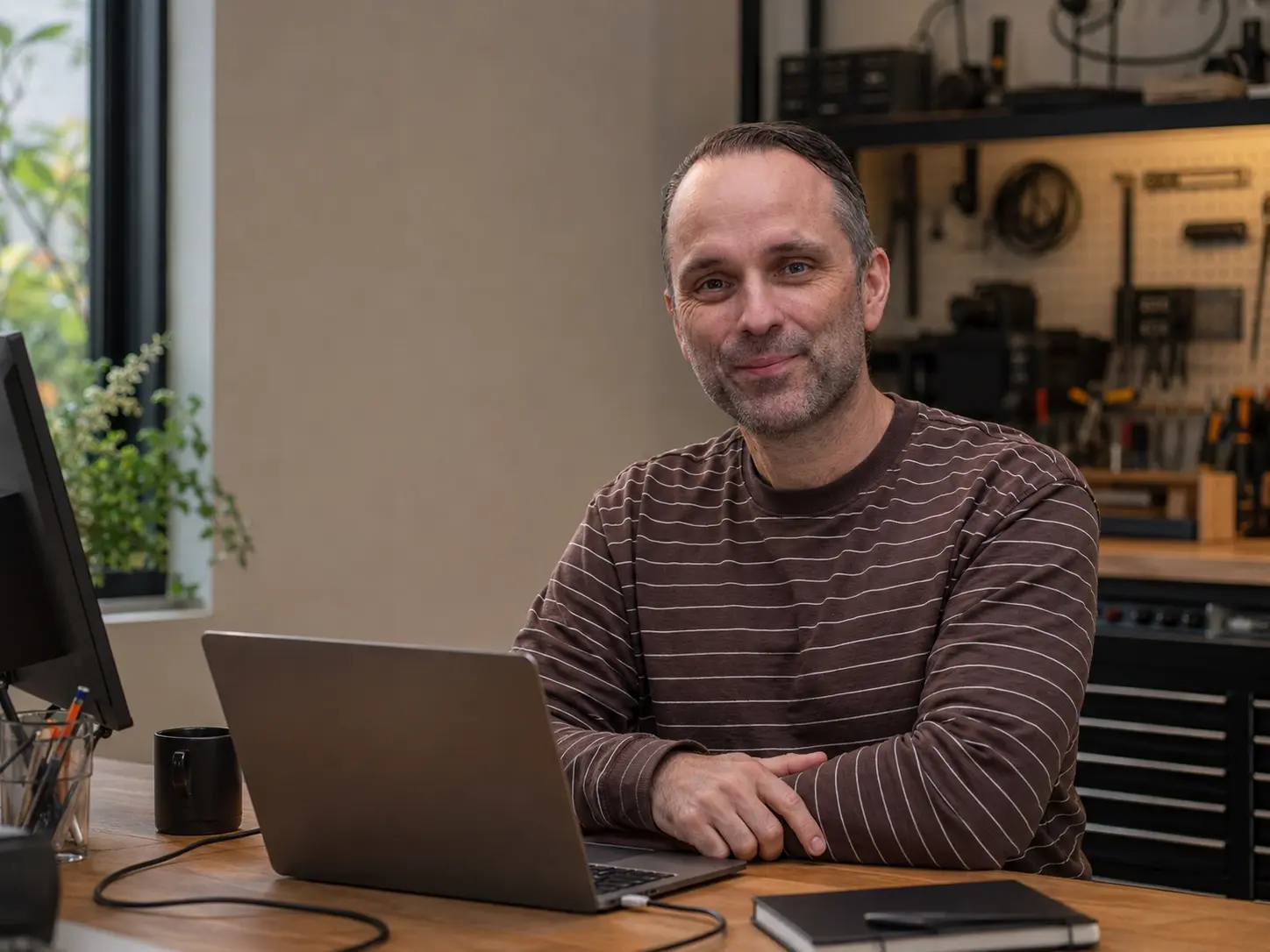 Joel, founder of State Zero, in a workshop setting